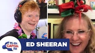 Ed Sheeran Gets The Shock Of His Life Meeting His Hero, The Simpsons' Nancy Cartwright 🤯 | Capital