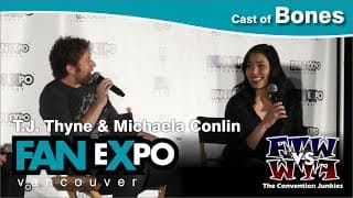 Bones' T.J. Thyne & Michaela Conlin - Fan Expo Vancouver 2017 Q&A Panel