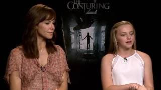 The Conjuring 2 Interview with Frances O'Connor and Madison Wolfe
