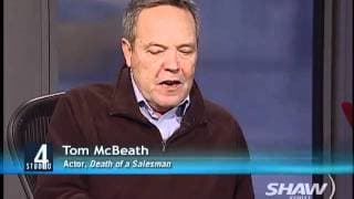 Actor Tom McBeath  on Studio 4 with Fanny Kiefer: Part 1 of 2