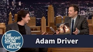 Adam Driver Points Himself Out in Star Wars Stills
