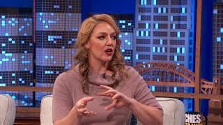 Karry Cahill y Juan Riedinger en entrevista en Noches Con Platanito