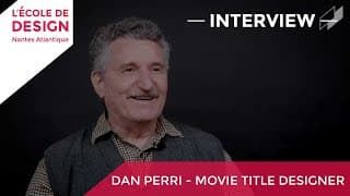 Interview with Dan Perri, a worldwide known movie Title Designer