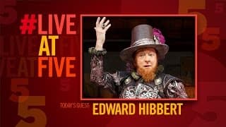 Broadway.com #LiveatFive with SOMETHING ROTTEN!'s Edward Hibbert