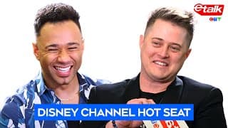 Corbin Bleu & Lucas Grabeel in the Disney Channel Hot Seat