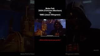 Temuera Morrison (2004) vs Jason Wingreen (1980) | Boba Fett | Star Wars