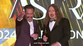 Al Yankovic & Eric Appel Acceptance Speech | Best Writing | Astra TV Awards