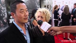 Actor Steve Park & Kelly Park at SNOWPIERCER movie premiere at LA Film Fest 2014!