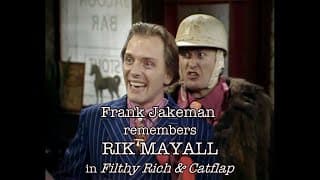 Frank Jakeman recalls Rik Mayall's sense of style in 1986