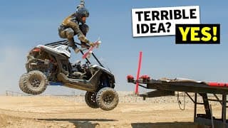 We Almost Break Jason Ellis With a Skateboard, a Polaris RZR, a Dirt Jump and Tanner Foust