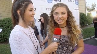 Caitlin Carmichael Interview | Rosie G's 2nd annual "GR4CF" Fundraiser Purple Carpet