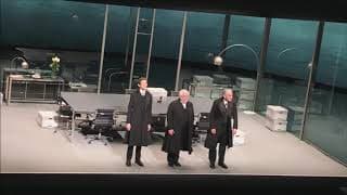Curtain Call in The Lehman trilogy with Ben Miles, Simon Russell Beale, Adam Godley 4.1.19