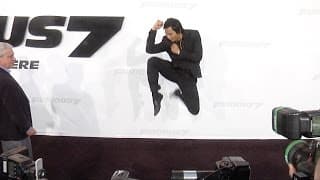 Tony Jaa "Furious 7" Los Angeles Premiere STUNTS