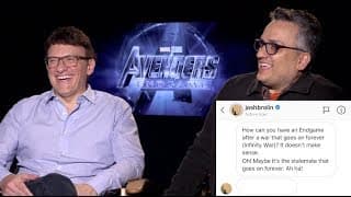 Avengers: Endgame interviews - Anthony and Joe Russo answer a "fan" question from Josh Brolin