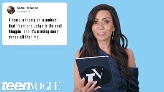 Riverdale's Marisol Nichols Discovers Riverdale Fan Theories | Teen Vogue