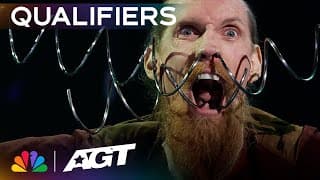 Andrew Stanton SHOCKS the crowd with unbelievable stunts | Qualifiers | AGT 2023