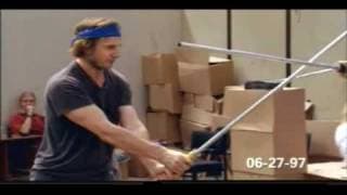 Star Wars - Qui Gon Jinn & Andreas Petrides lightsaber rehearsal