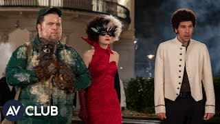 Paul Walter Hauser and Joel Fry dish on Wink, Cruella's breakout dog star