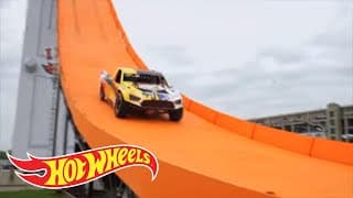Tanner Foust's Reaction to His World Record-Breaking Jump | Team Hot Wheels | @HotWheels