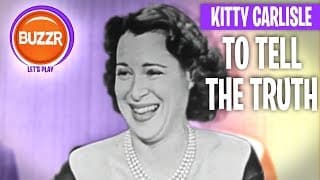To Tell The Truth! - KITTY CARLISLE FIRST PANELIST APPEARANCE | BUZZR