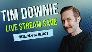Tim Downie first signing stream from 24.10.2023.