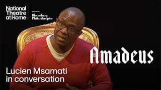 Actor Lucian Msamati on playing Antonio Salieri in Amadeus | National Theatre