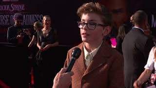Julian Hilliard Interview Doctor Strange in the Multiverse of Madness Premiere Red Carpet