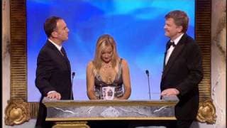 Lucy Davis and Adrian Chiles at the British Comedy Awards