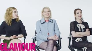 Emma Roberts Plays 'Who Knows You Best?' with Kiernan Shipka & Lucy Boynton | Glamour